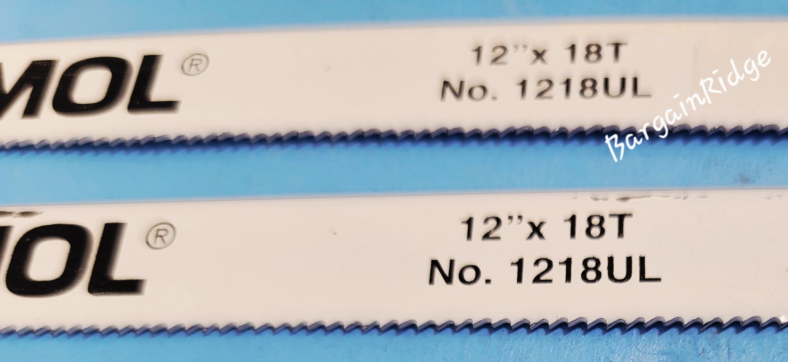 10 PK BLU-MOL HACKSAW BLADES 12″ x1/2″x.025x18T Bi Metal Austrian Steel #1218UL