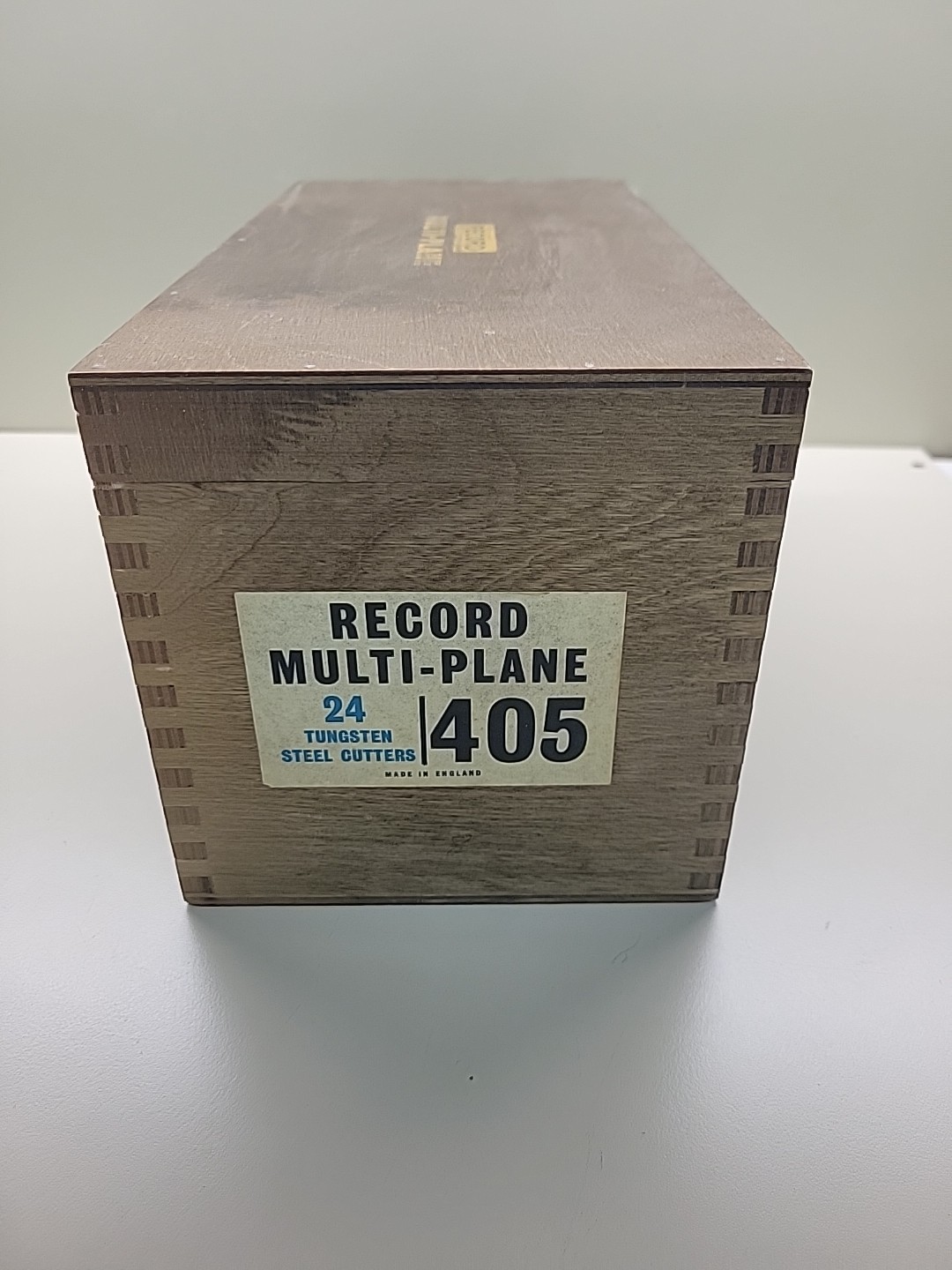 Record 405 Mulit Plane New Old Stock with Full Set of Cutters 1977 England