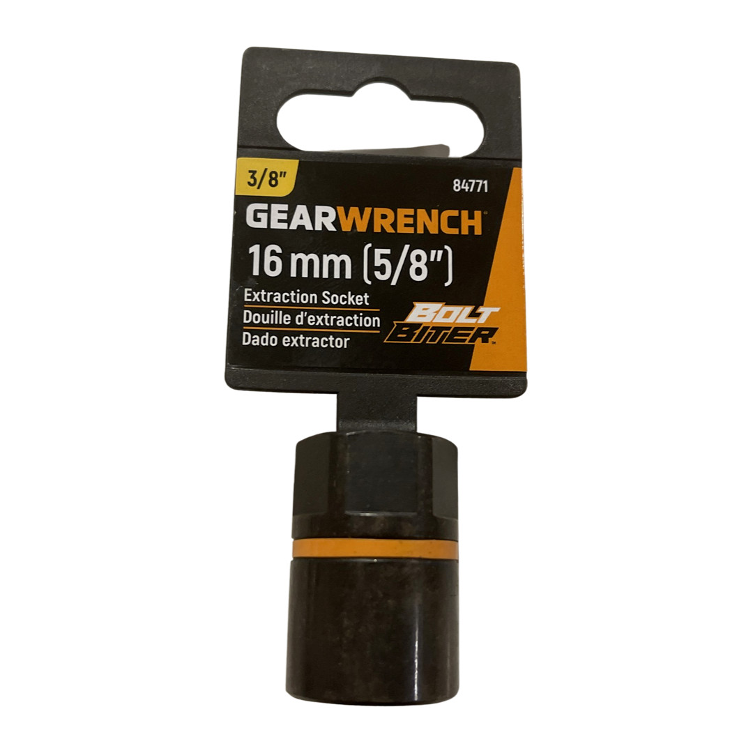 GearWrench 3/8″ Drive Bolt Biter 16mm (5/8″) Impact Extraction Socket 84771