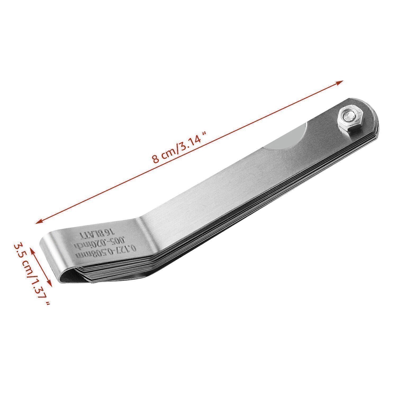 16xTapered Feeler Gauge Set Valve Clearance Checker UTV ATV Motorcycle Zmvizvfwf