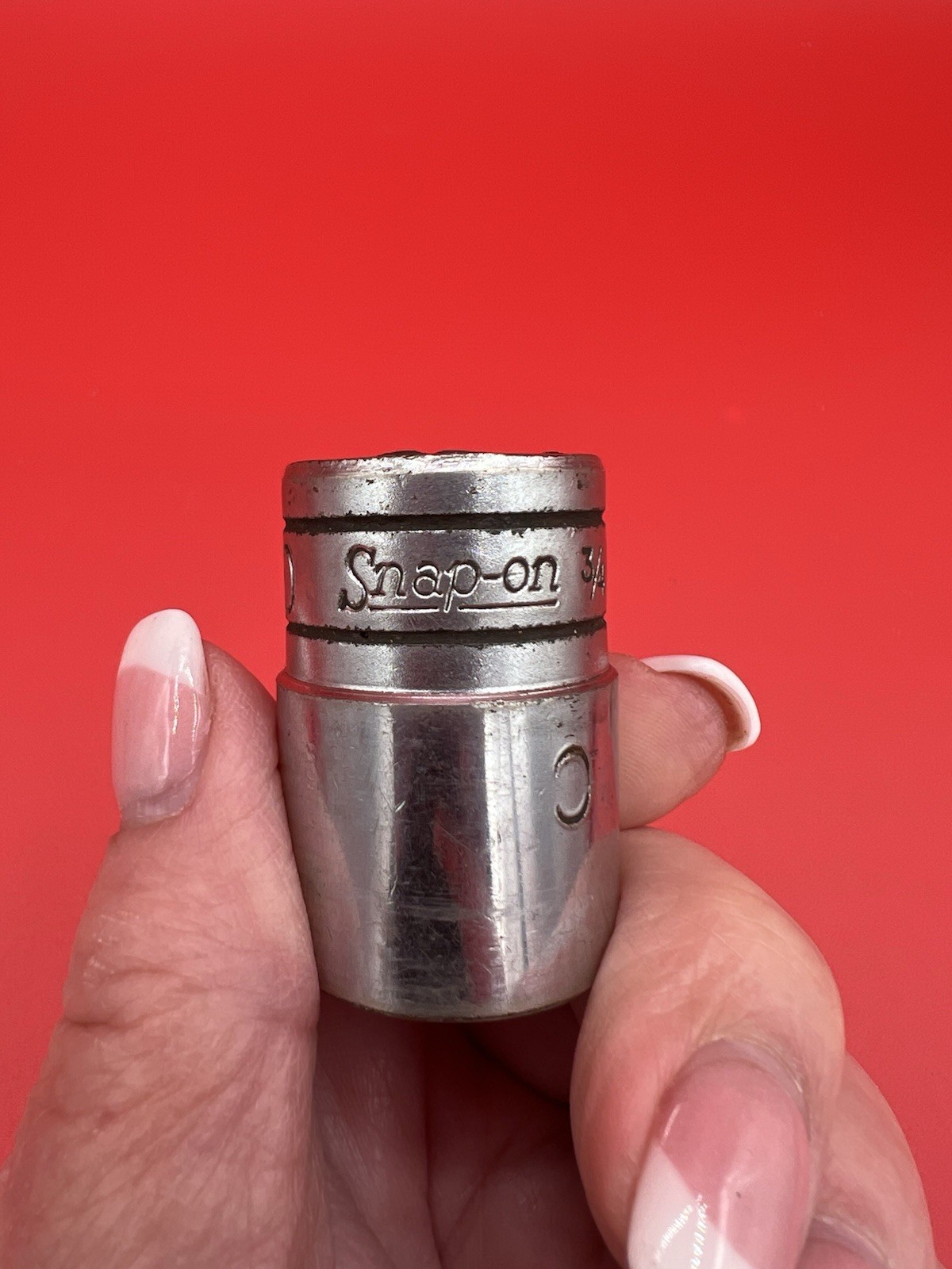 Snap-On TW241 1/2″ Drive 6-Point SAE 3/4″ Flank Drive Shallow Socket