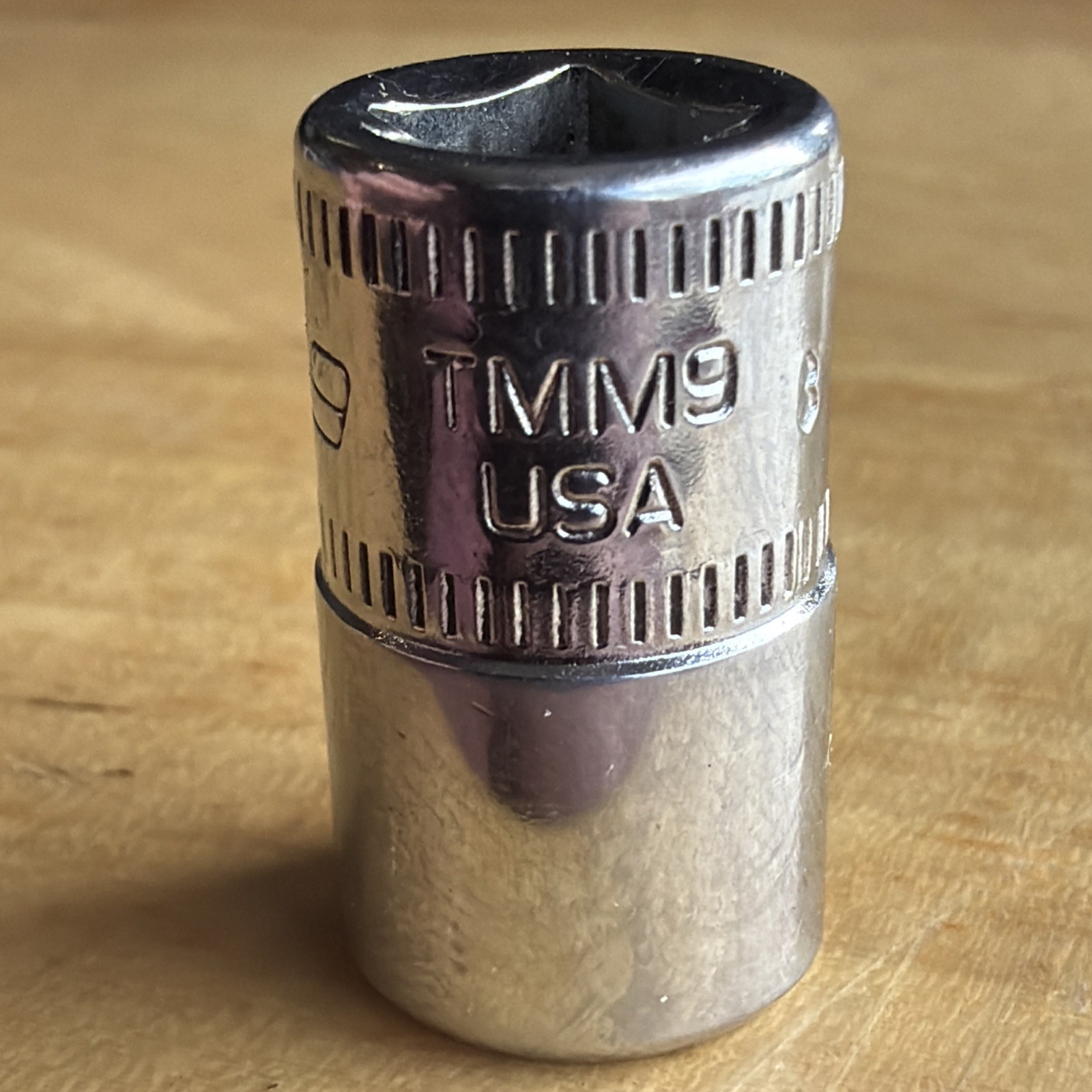 Snap On Tools 9mm Shallow Socket 1/4″ Drive 6 Point TMM9 Made in USA