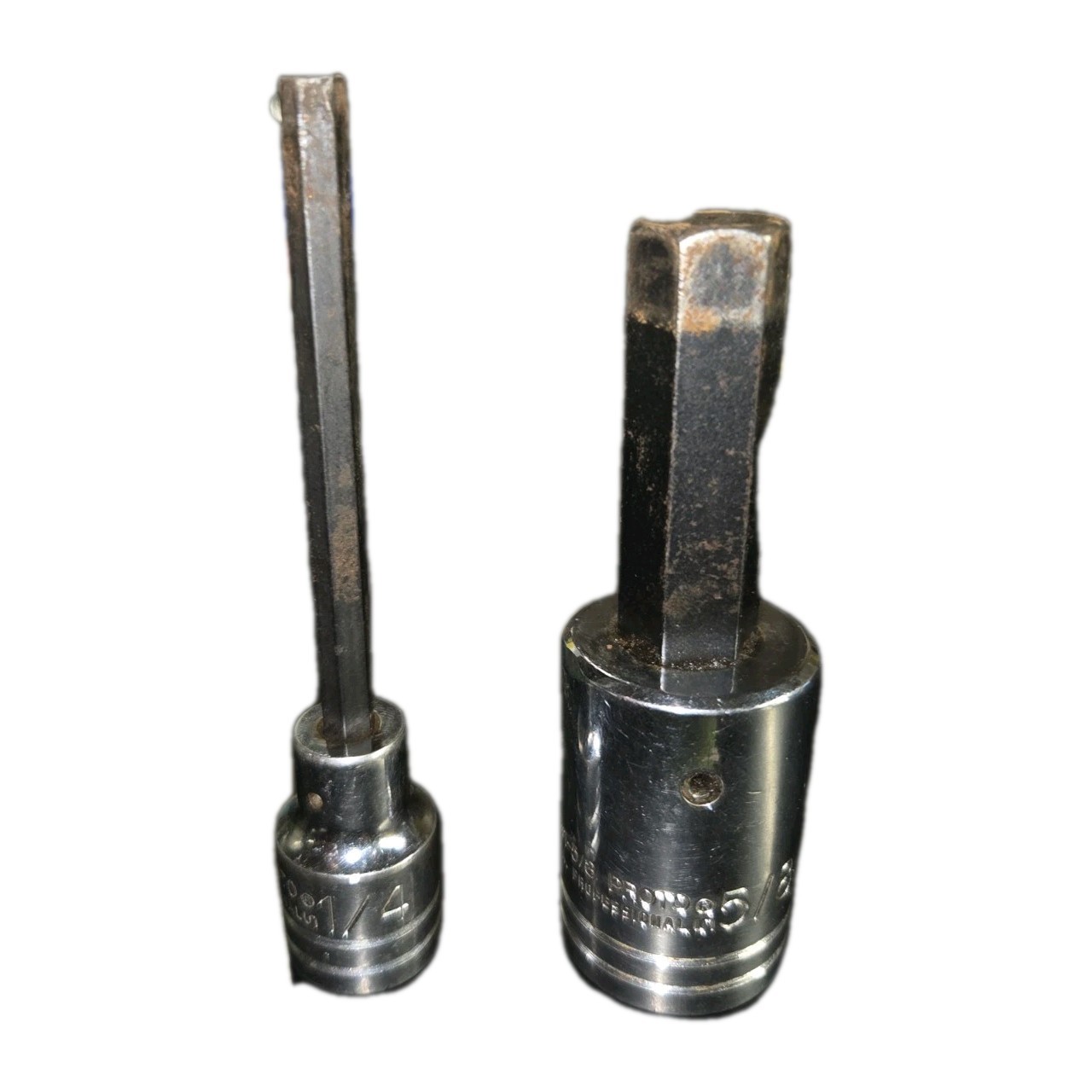 Proto Professional 5/8″& 1/4″ Hex Bit Driver Socket 1/2″ Drive 5441 Made in USA