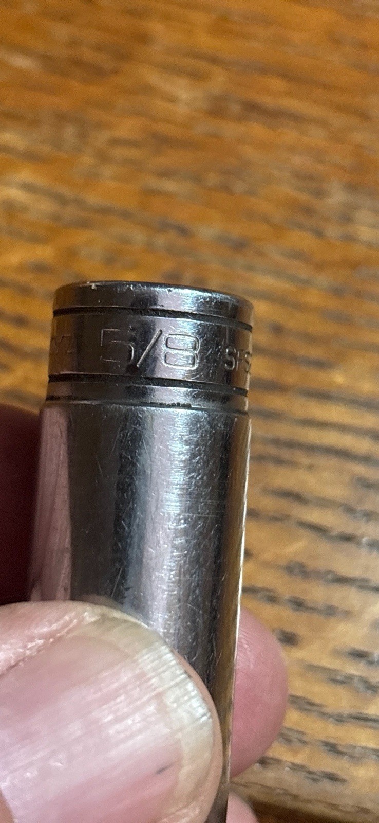 Snap On Tools SFS201 3/8” Drive 5/8” 6 Point Socket & Ppm410 Pipe Plug Socket