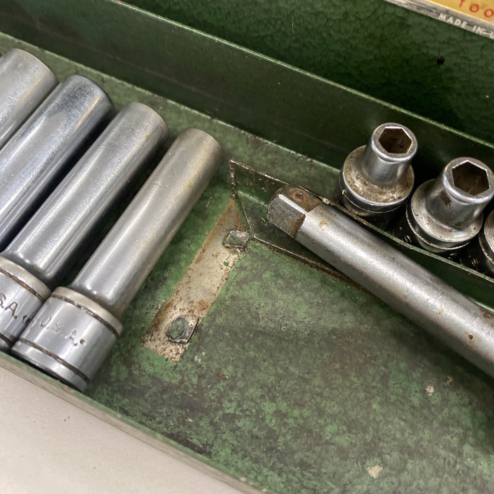 S-K USA Tools 1/4” Drive Socket Set Standard 17 Piece. Standard / Deep, M0862