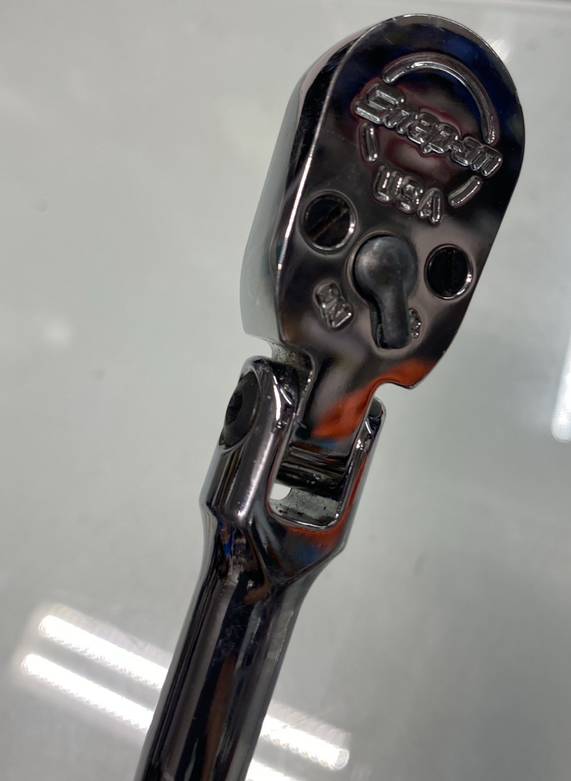 Snap On TLLF72 1/4″ Drive Dual 80 Technology Extra-Long Handle Flex-Head Ratchet