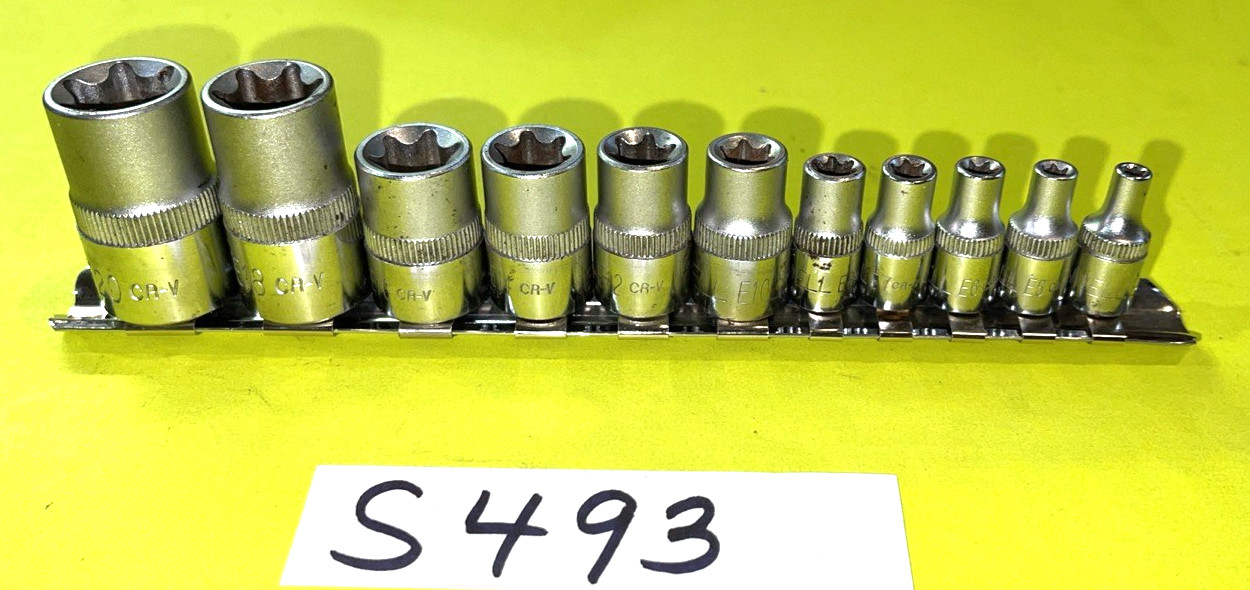 CORNWELL TOOLS 11 PIECE MULTI DRIVE INSIDE TORX SOCKET DRIVER SET E4 – E20