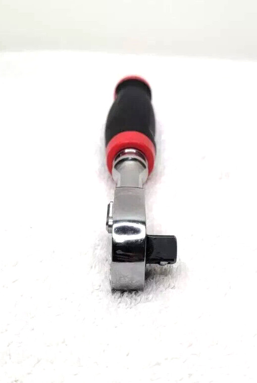 New Snap-on™ 3/8″ Drive Red Soft Grip Chrome 9″ Ratchet FH80 Dual 80 Tech