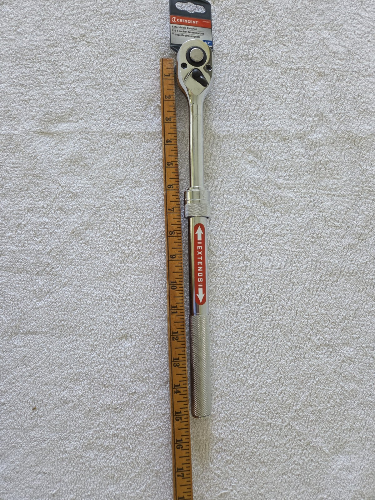 Crescent 1/2in Drive Extendable Ratchet CRW12EXT