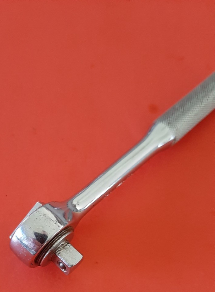 Nice Vintage Wright Tools No. 2400 Chrome Reversible Ratchet 1/4″ Drive USA Tool