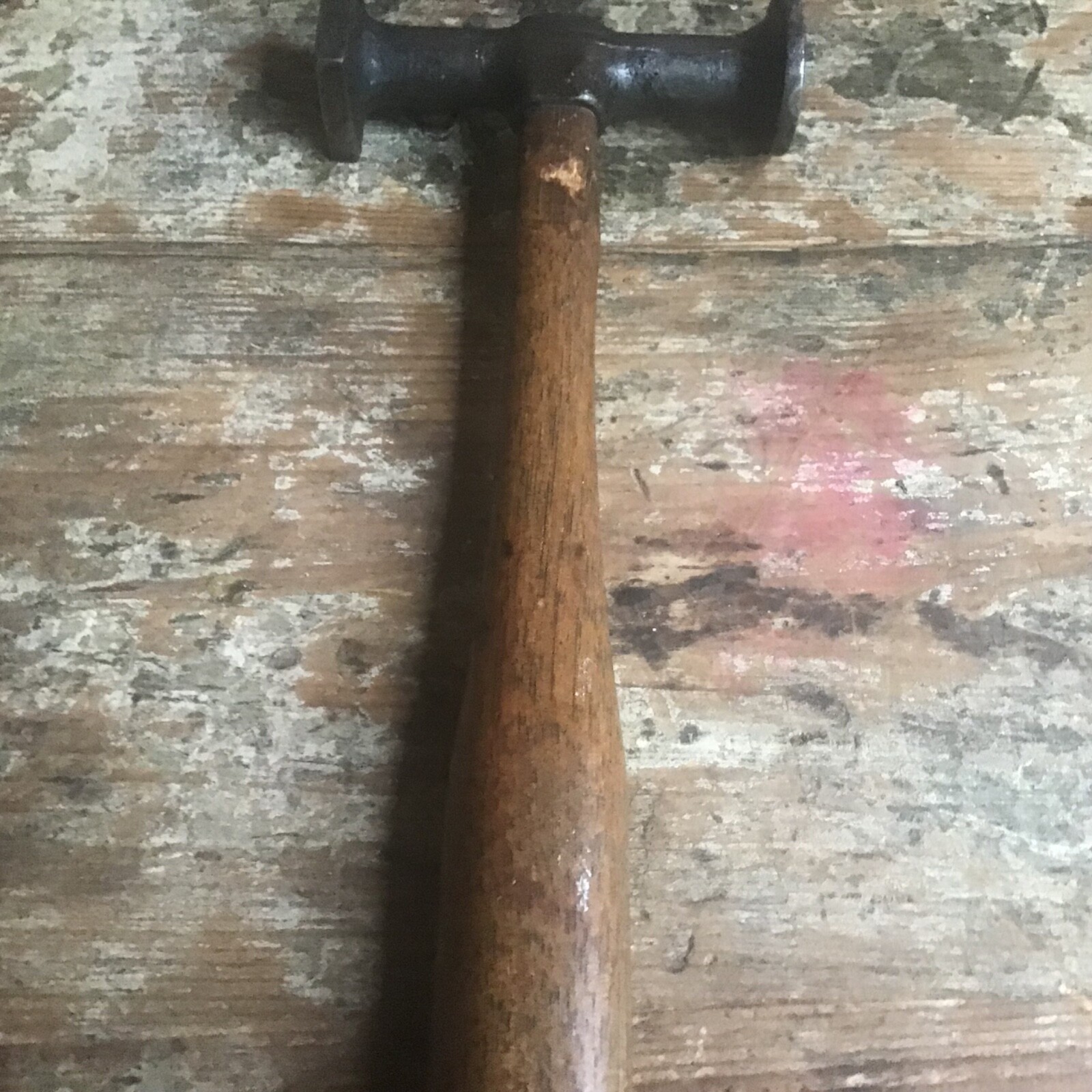 Vintage Fairmount 161-G Curved Face Auto Body Hammer Metal Work Repair Hand Tool