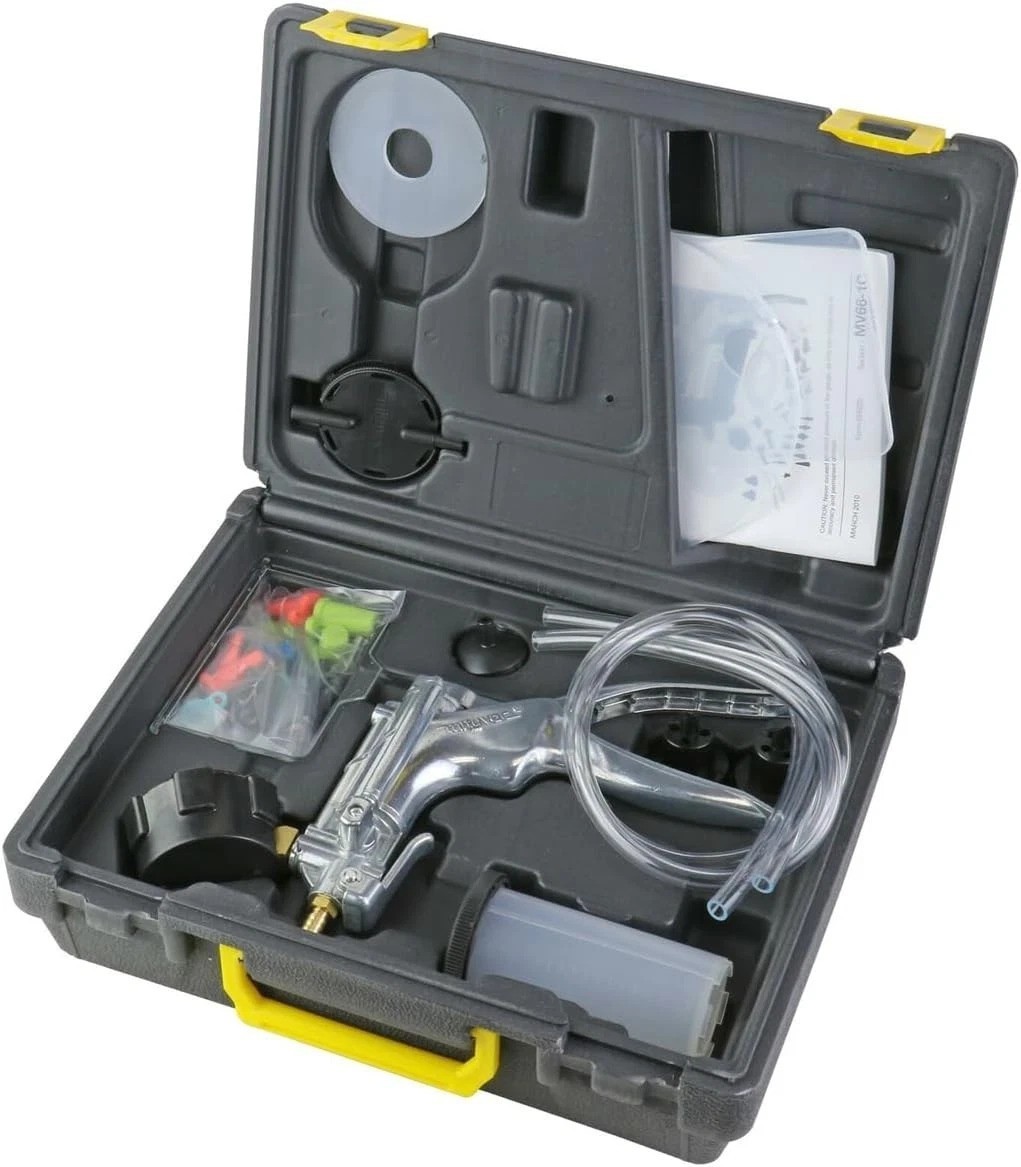 Silverline Elite Brake Clutch Bleeder Kit, Vacuum Pressure Tester, Universal …