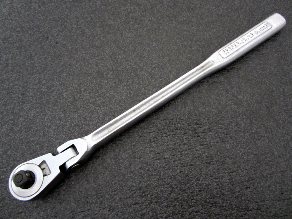 Vintage Craftsman 3/8″ Drive Flex Head Ratchet 42791 Oil Port -V- Made in USA