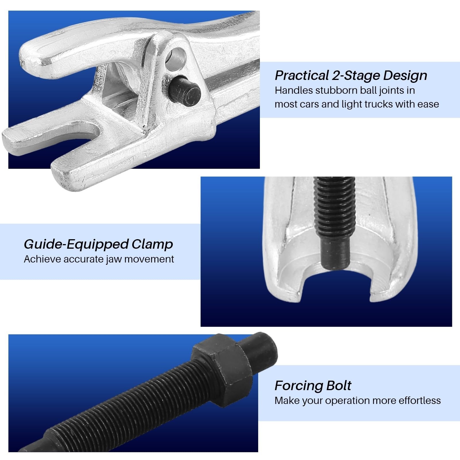 5PCS Ball Joint Separator Tool Kit – 5-in-1 Pitman Arm Puller & Tie Rod End Remo