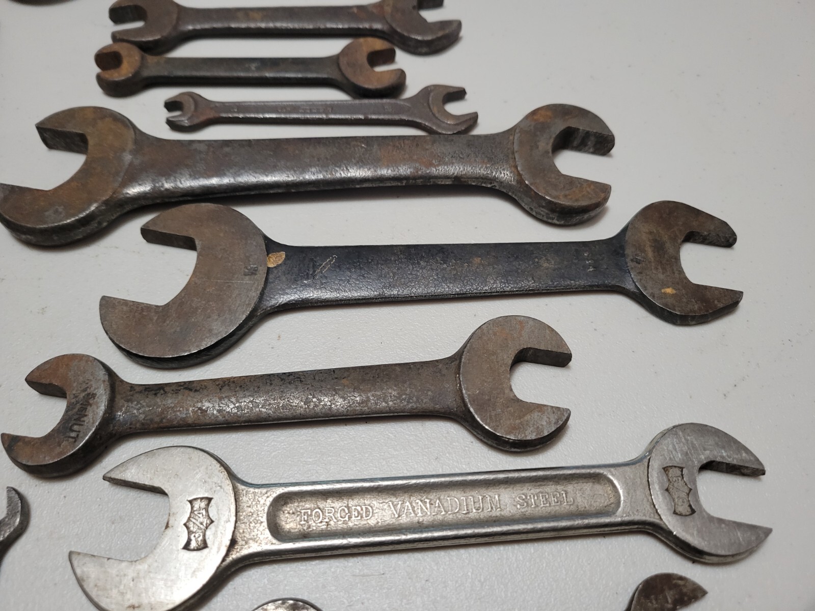 Vintage 34x Wrench Lot Billings Williams Hazet Auto-Kit Easco Lectrolite Buffalo