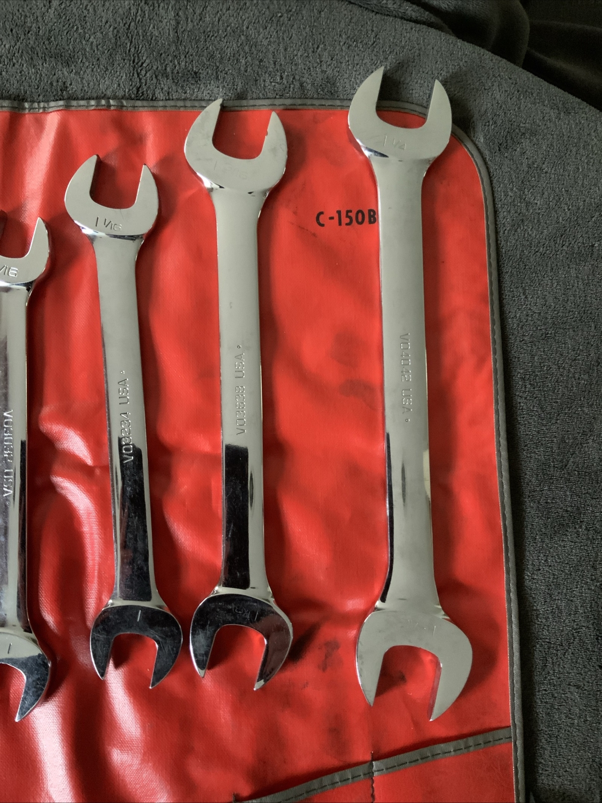 Snap On 15pc Double Open End Wrench Set, 1/4 Up To 1 5/16….sae….