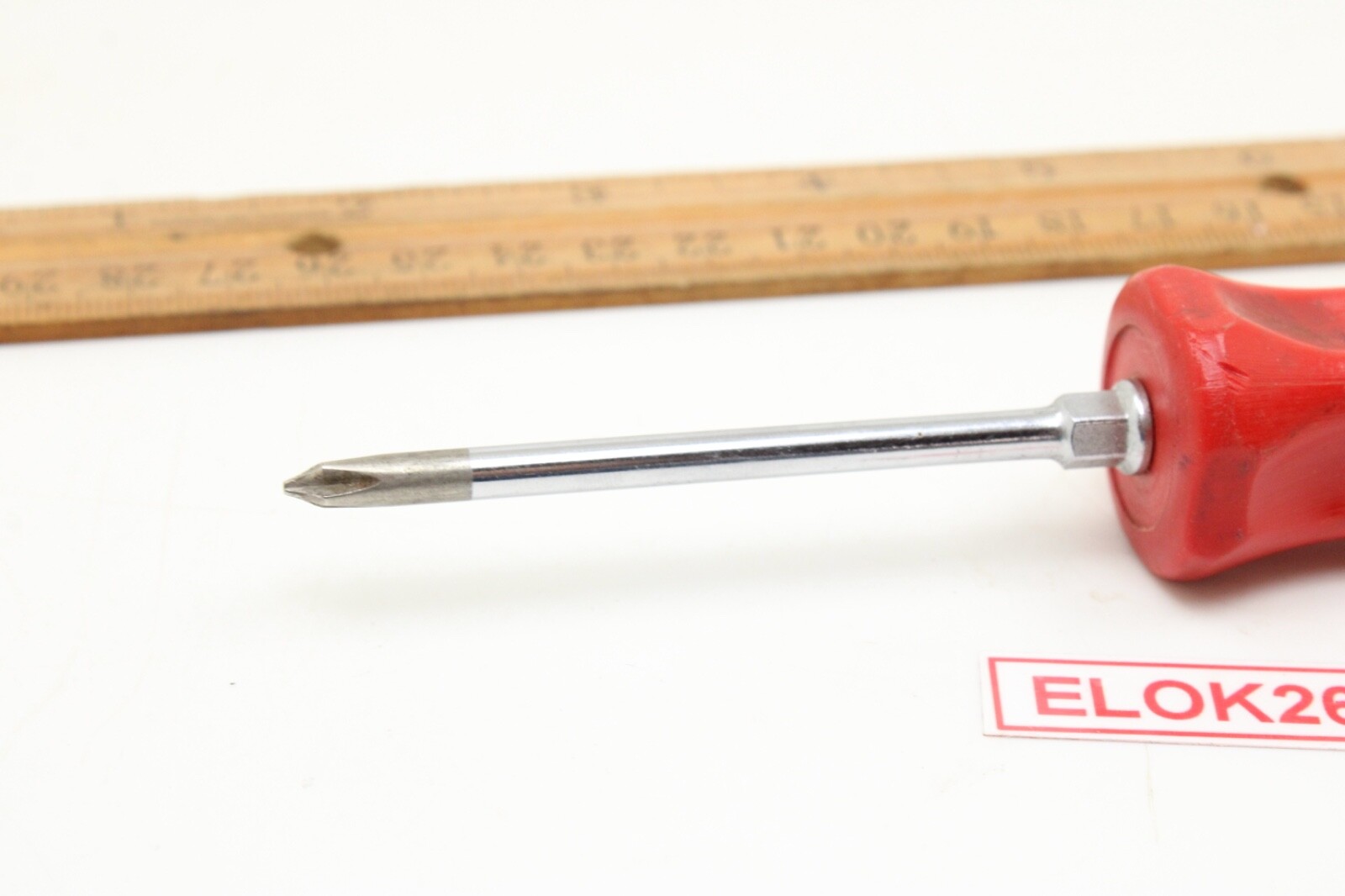 Snap-on SDDP31 #1 Phillips 3″ Screwdriver Hard Orange Handle USA