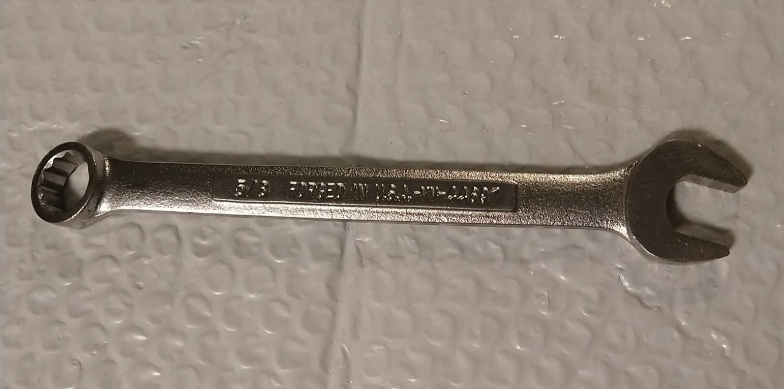 CRAFTSMAN TOOLS USA VV44697, 5/8″ COMBINATION WRENCH, 7.75″ LONG, 12 POINT.