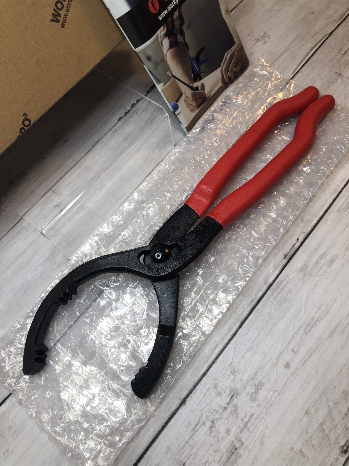 WORKPRO 12″ Oil Filter Pliers / Wrench – # W114083AE – NEW / open box
