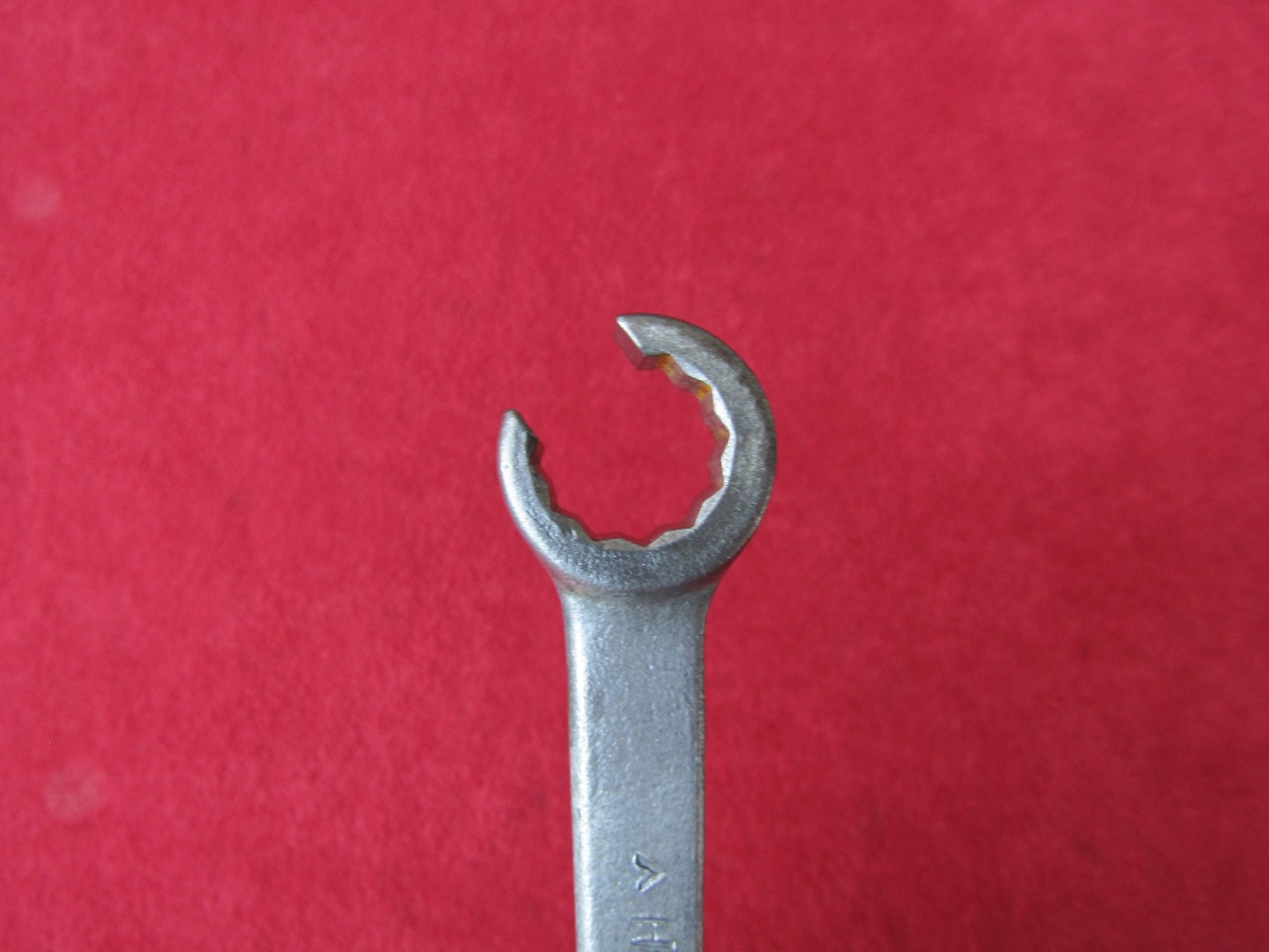 NICE Vtg Pre-1948 PLOMB Tools 3718 -9/16″ Flare Nut Wrench W/Pebbled Handle. USA
