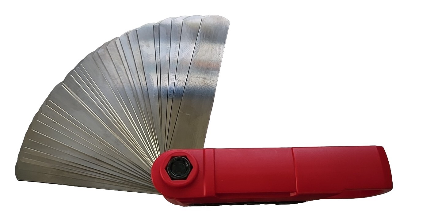38 Blade Feeler Gauge Combination Straight Blades SAE/Metric RED USA Made NEW!!!