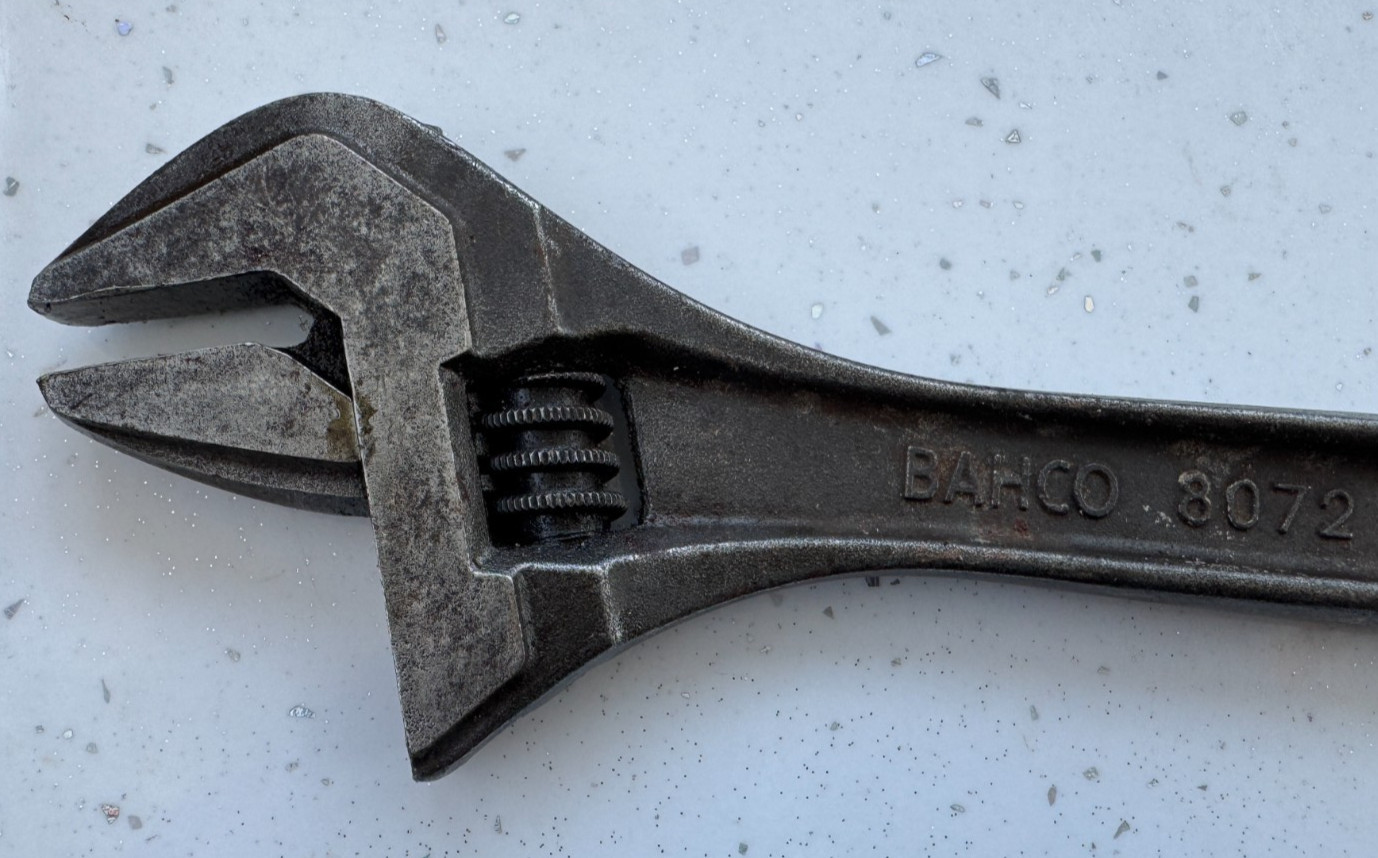Bahco 8072 Adjustable Spanner Wrench Shifter 10″ 250mm Made in Sweden