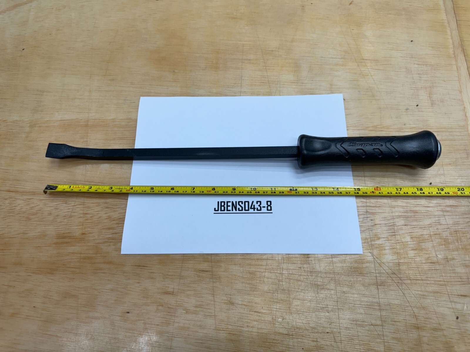 Snap-on Tools USA NEW DARK TITANIUM 18″ Length Steel Striking Pry Bar SPBS18ADT