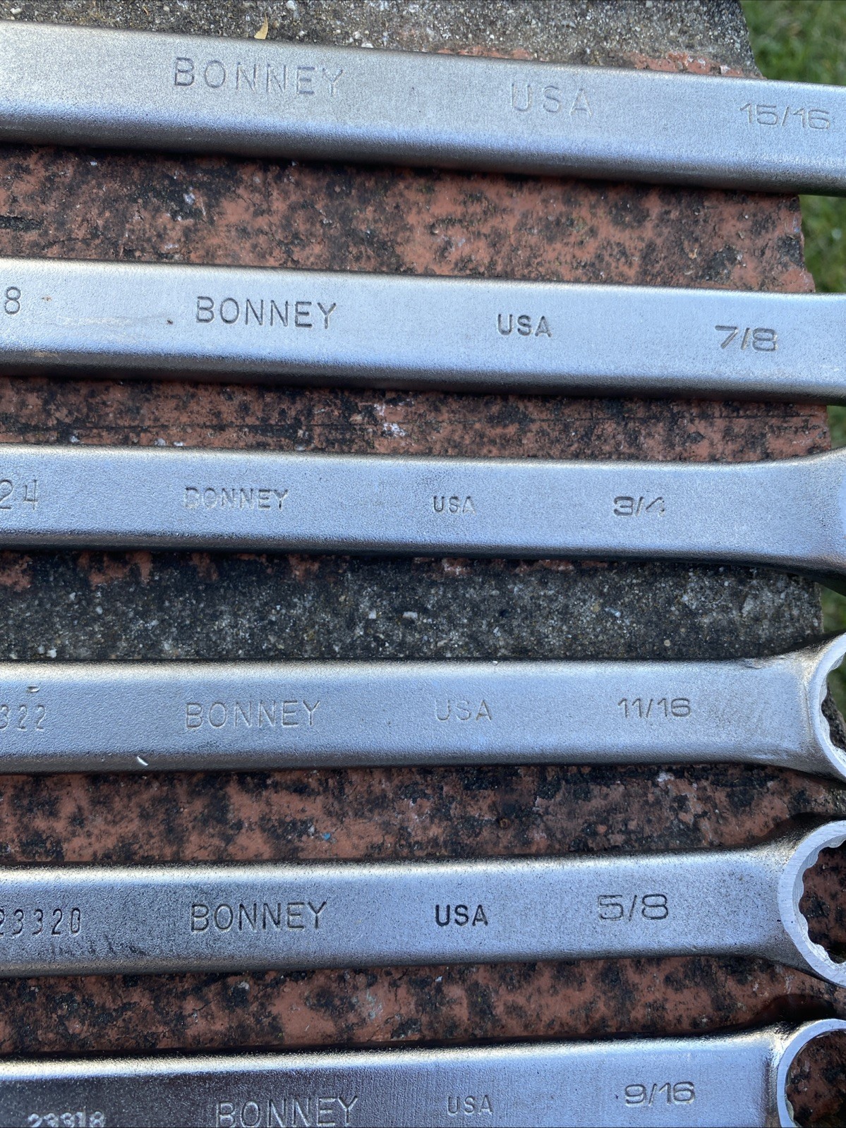 Bonney Tools USA 3/8″ to 1-1/8″ Flare Nut & Box End Wrench Set Of 11, 12 Point