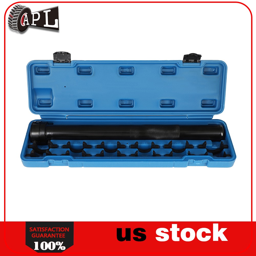 13pc Inner Tie Rod Removal Installation Tool Set with 12 SAE & Metric Adaptors