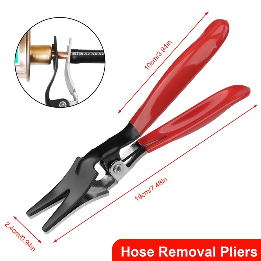 4Pcs Hose Clamp Pliers,Remover Kit with Long Reach Wire Spring Hose Clamp Pliers