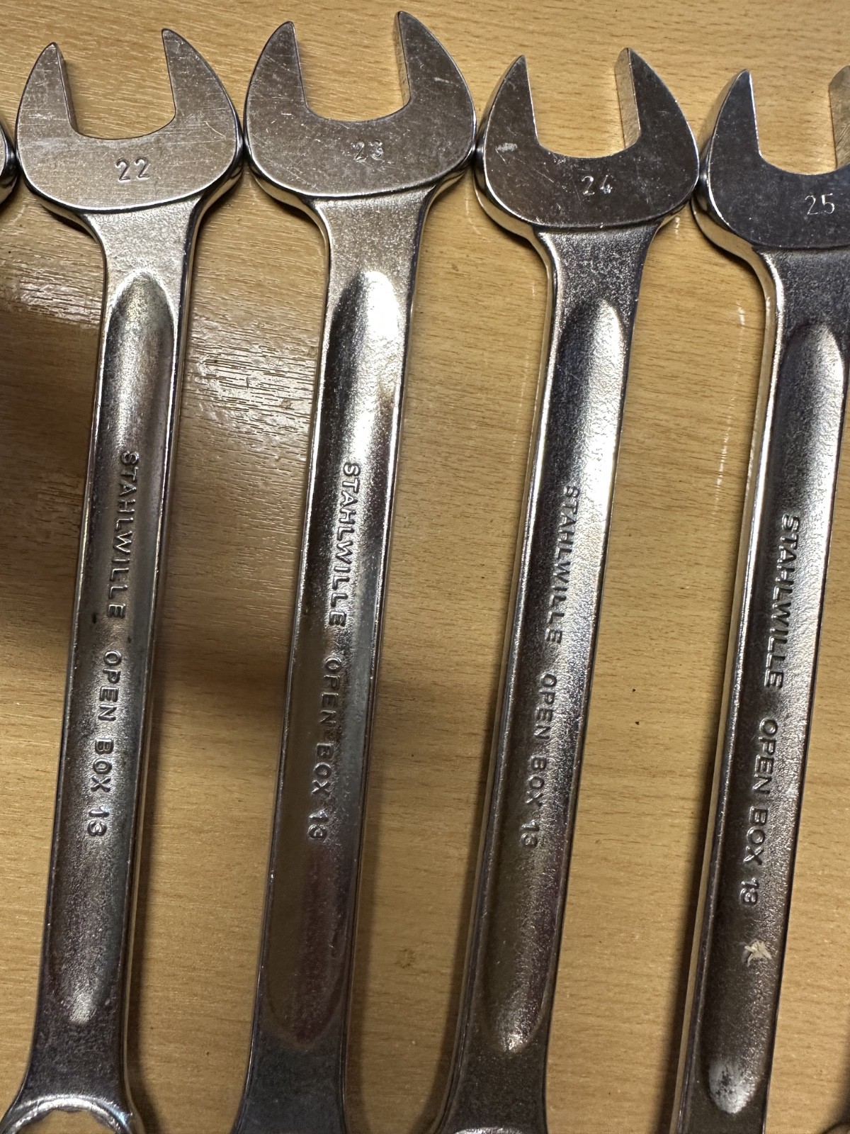 Stahlwille Open Box Spanner Set series 13 , 11 Piece, 16 -27mm