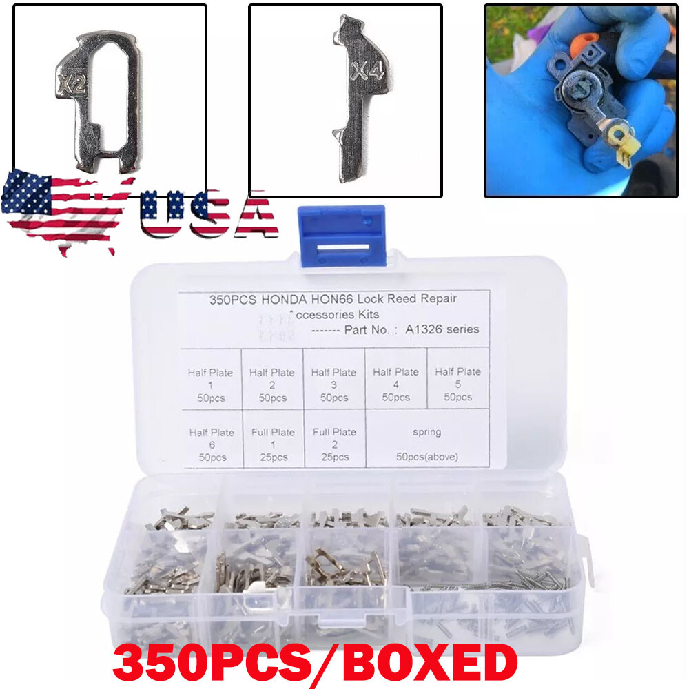 For Honda Car Lock Reed Lock Plate Auto Key Lock Repair Kits 350PCS/Boxed New