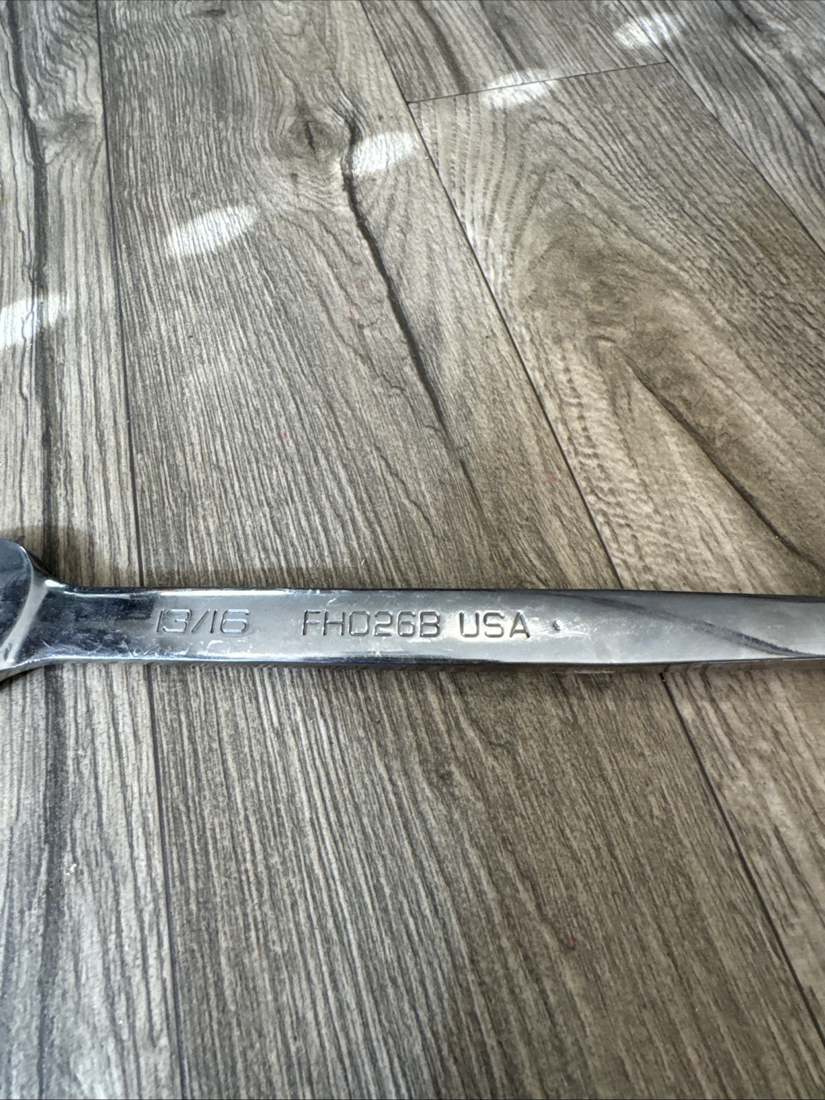 Snap-on 3/4 FH026B Point Combination Flex Head Open End Wrench