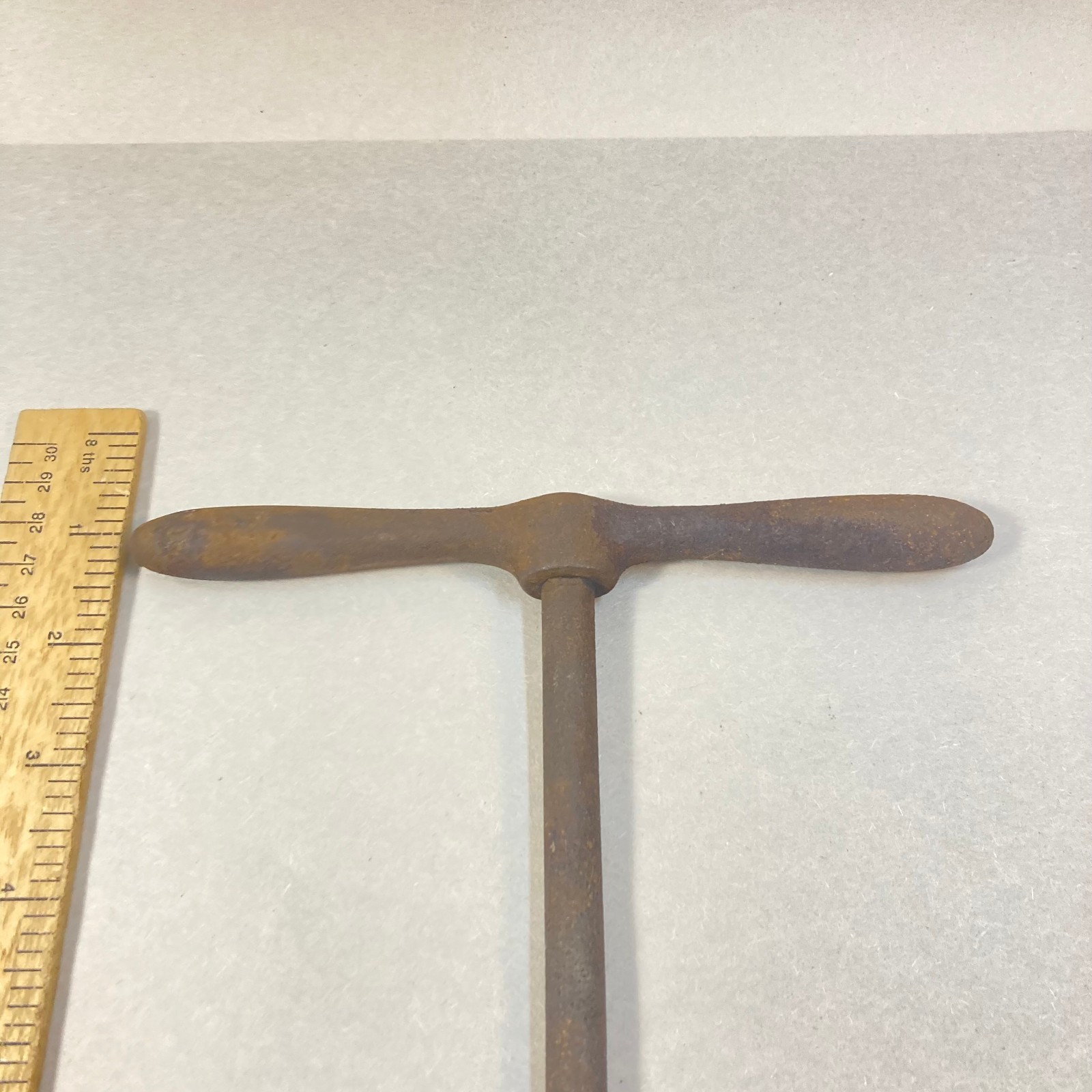 Antique T Handle Screwdriver Flat Slotted