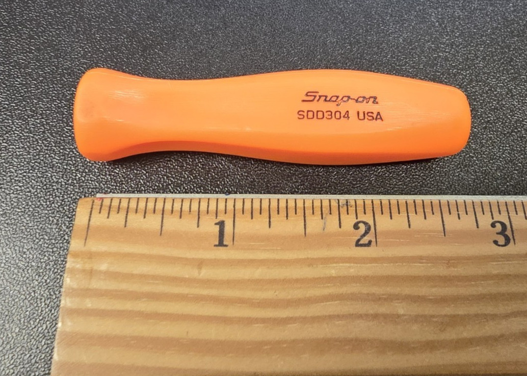 Snap-on ™ NEW Orange MINI Hard Plastic Handle For Flat Screwdriver SDD304AO