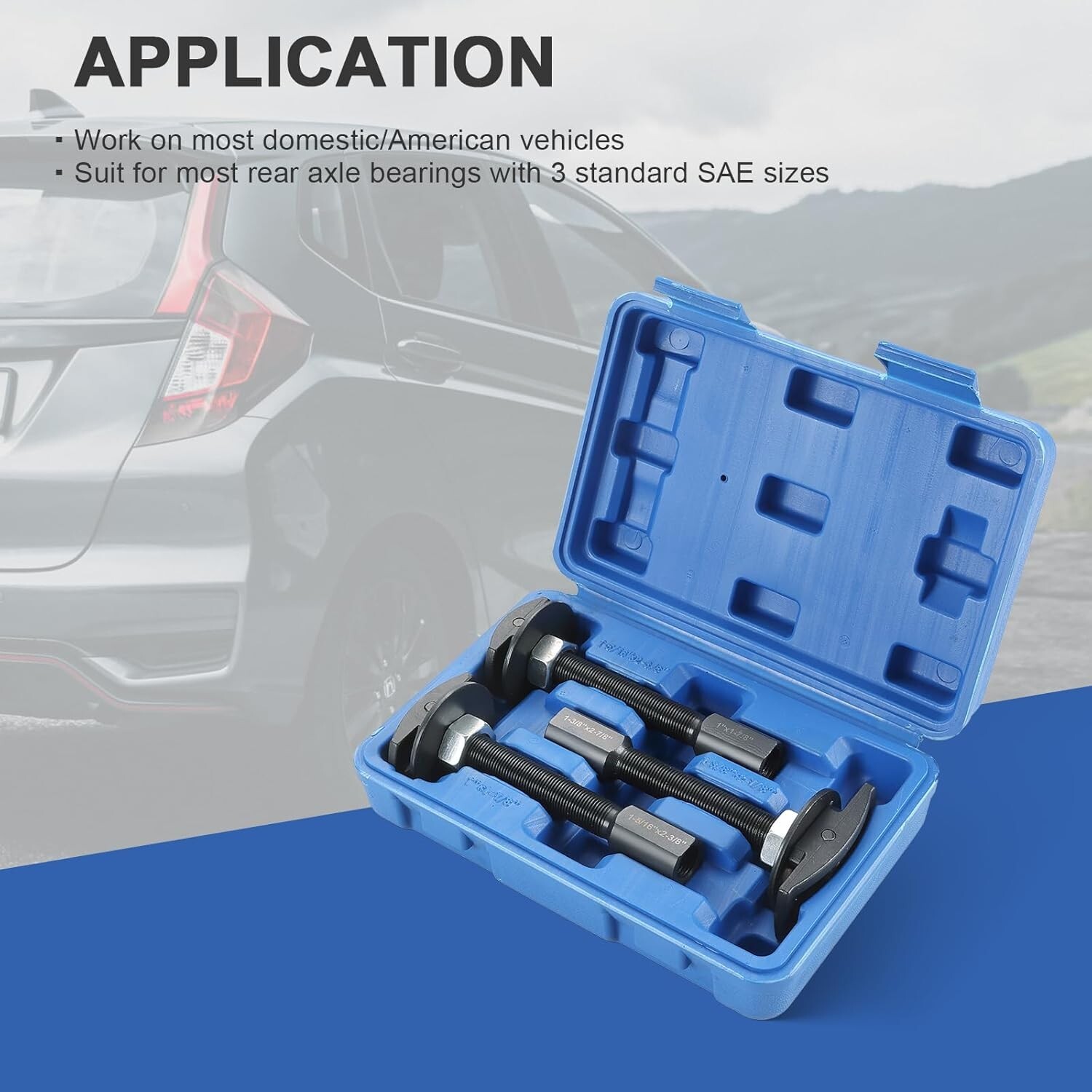 Rear Axle Bearing Puller Set Wheel Bearing Removal Tool Kit Hub Bearing Extracto