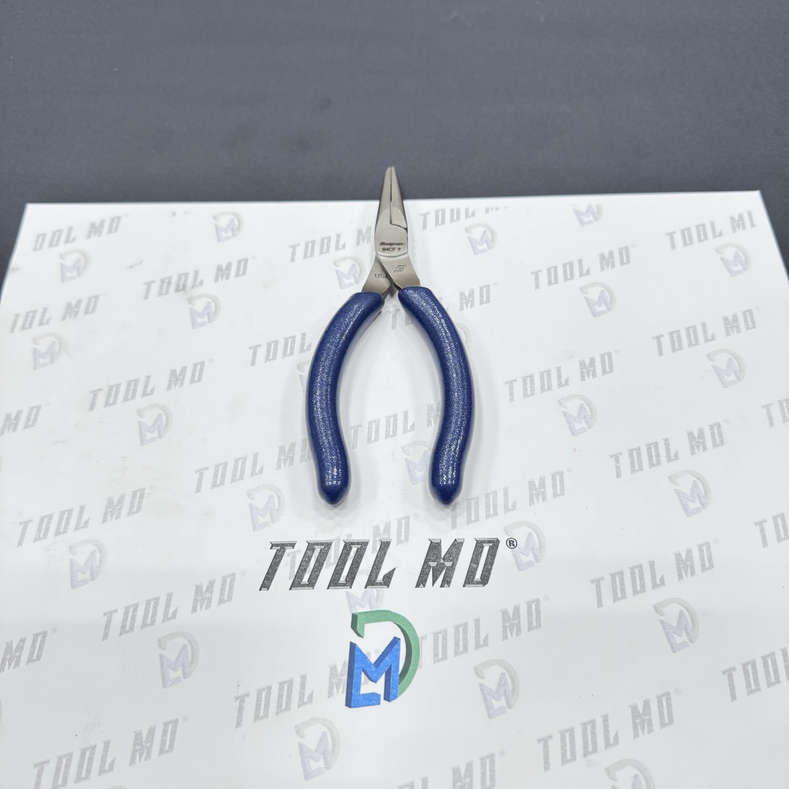 Snap-on Tools NEW POWER BLUE Soft Grip 5” Talon Grip Needle Nose Pliers 94CFMB