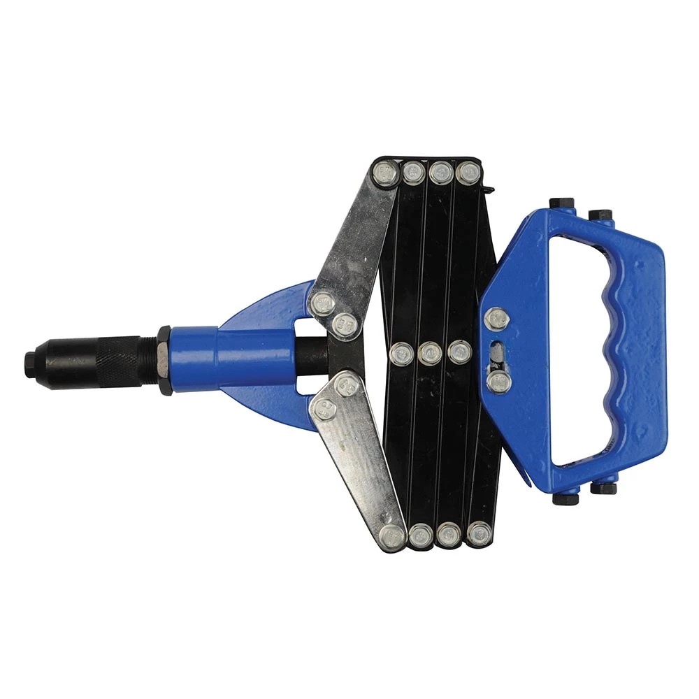 Silverline Lazy Tong Hand Riveter Pop Rivet Gun 3.2 – 6.4mm + 320 Rivets 868778