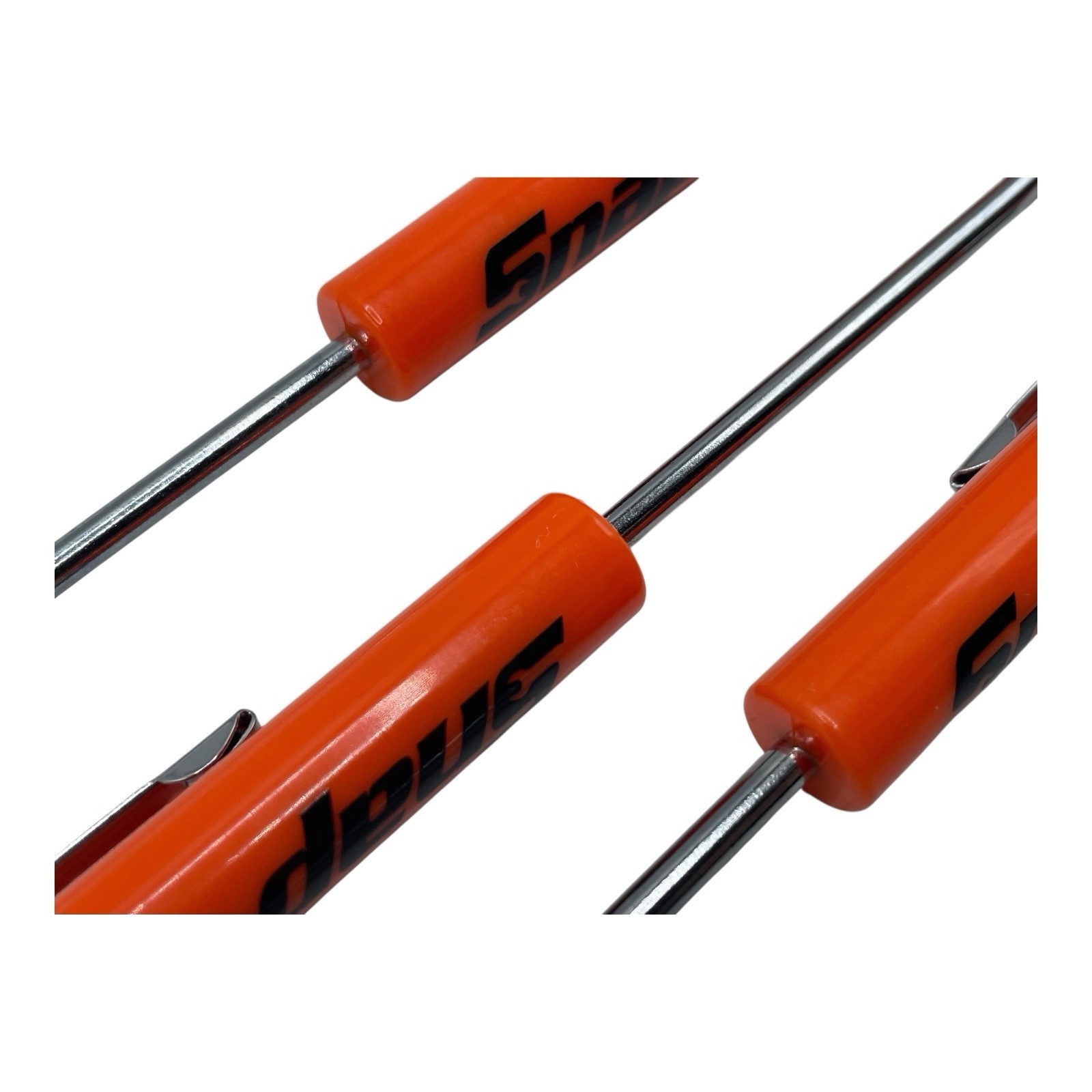 3 Pack Snap On Orange Pocket Screwdriver Flat Tip Blade and Magnetic End