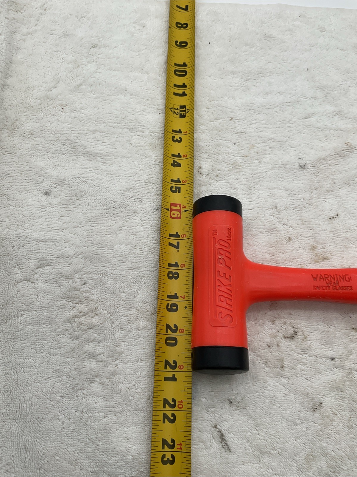 Vintage Strike Pro Nupla 16oz Dead Blow Hammer Pat. No. 5,375,486 Pat. Pend!!!S1