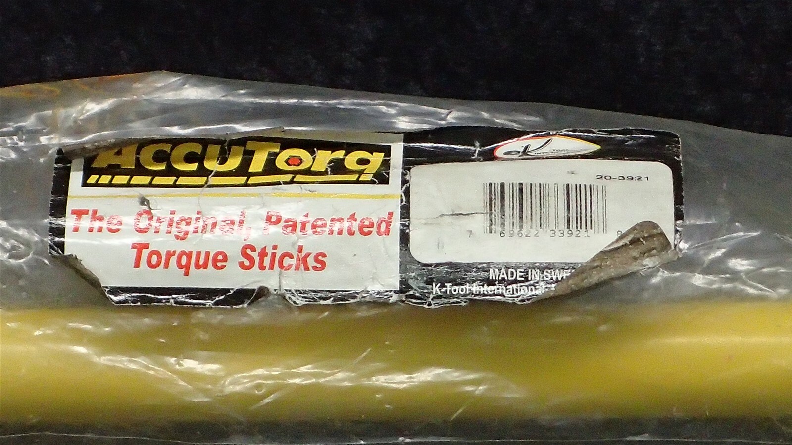 20-3921 K-Tool AccuTorq 3/4″ Drive, 13/16″ x 12″ Torque Stick 475 Ft lbs (BN67)