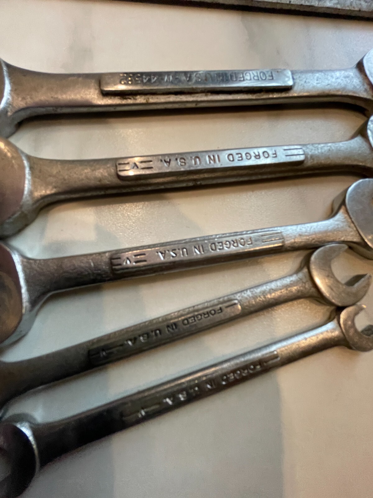 VTG Craftsman SAE OPEN END Wrench Set 6 Piece Set 44475 TAPPET 19/32 V SERIES VV