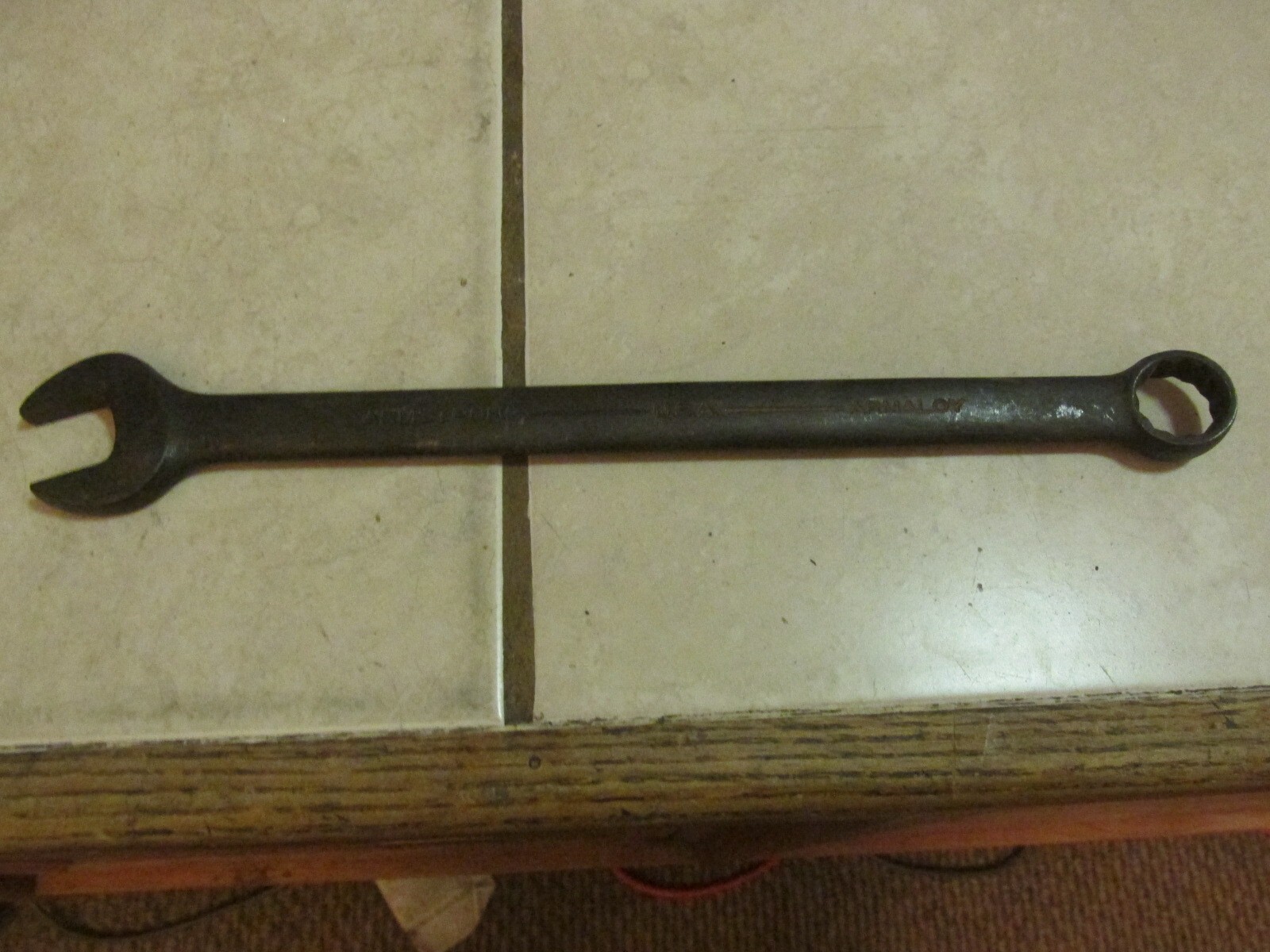 Vintage ARMSTRONG USA 5/8 COMBINATION WRENCH 10 INCHES LONG 12 POINT 30-220