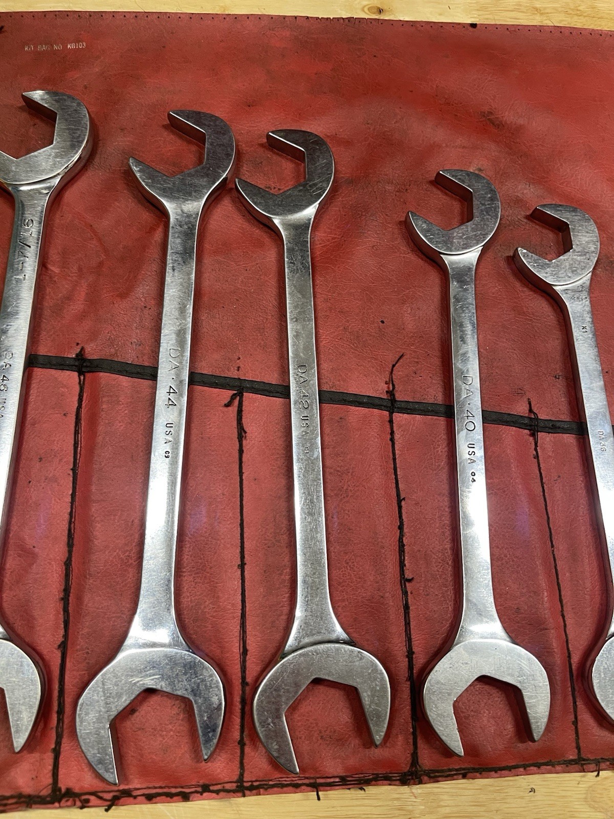Mac Tools Set No. SDA18K Open Ended Angle 19pc SAE Wrench Set – 3/8″ – 1-1/2″