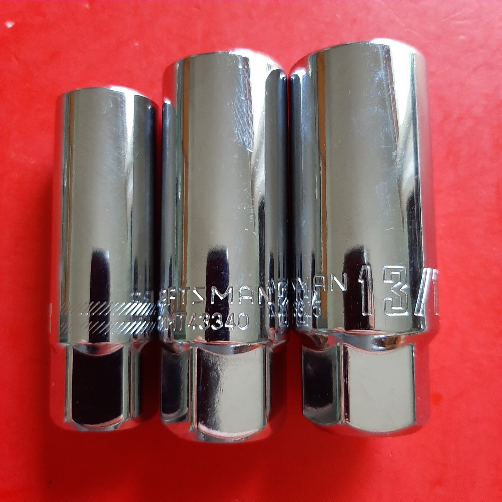 NEW CRAFTSMAN TOOLS 3 Piece 3/8″ Drive Spark Plug Socket Set 5/8″ 3/4″ 13/16″