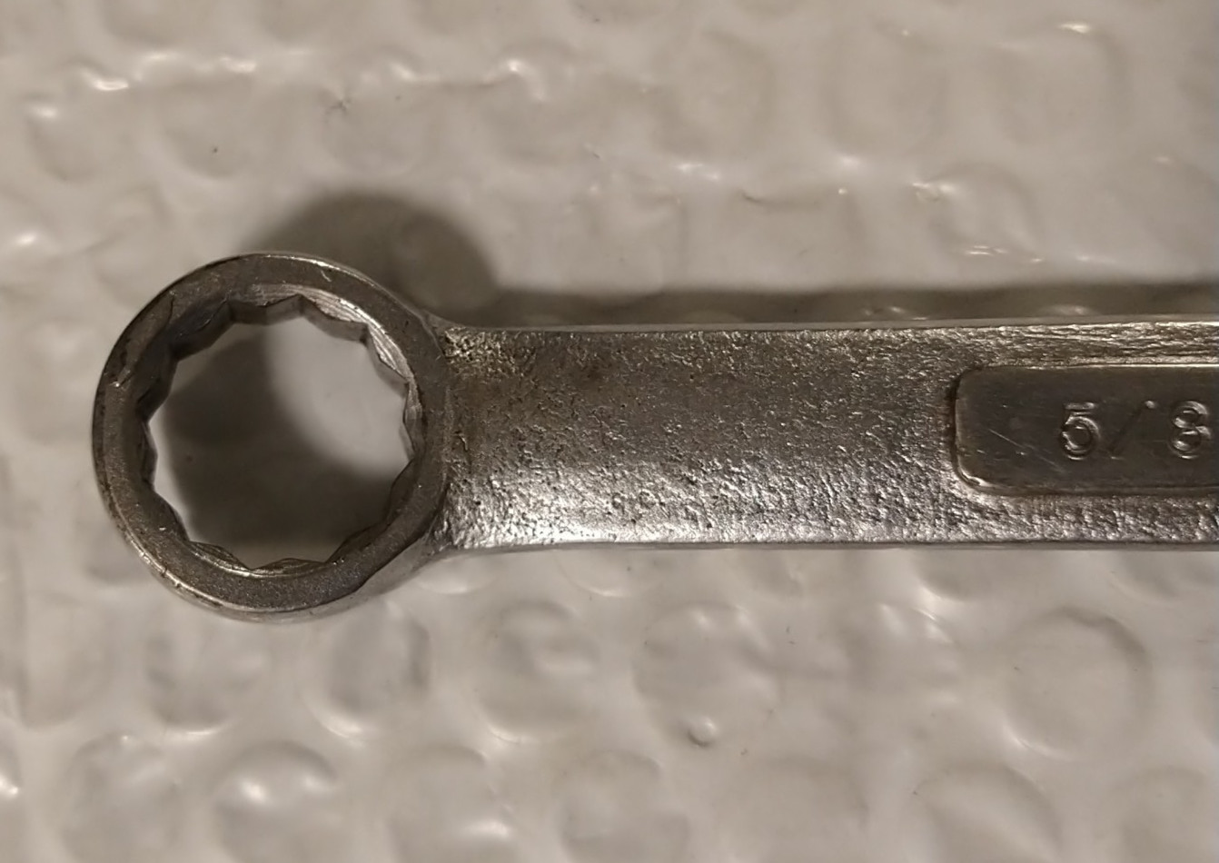 CRAFTSMAN TOOLS USA VV, 5/8″ COMBINATION WRENCH, 7.75″ LONG, 12 POINT.