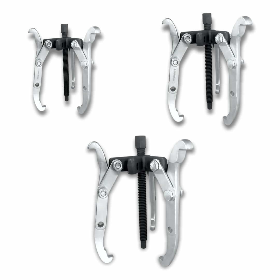 jrsdrive 3 leg Bearing Puller set of 3 pieces 3″, 4″ and 6″ drop forged steel