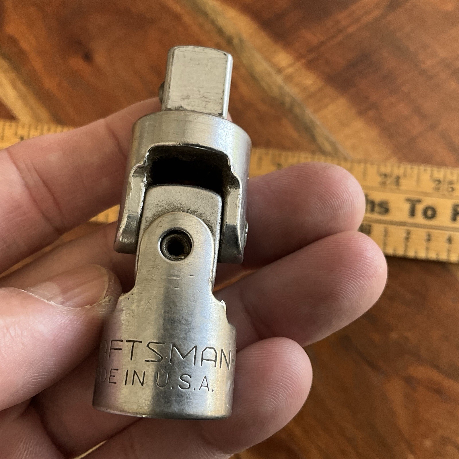 Vintage Craftsman 1/2″ Drive Universal Joint Swivel Extension Socket -V- 4425