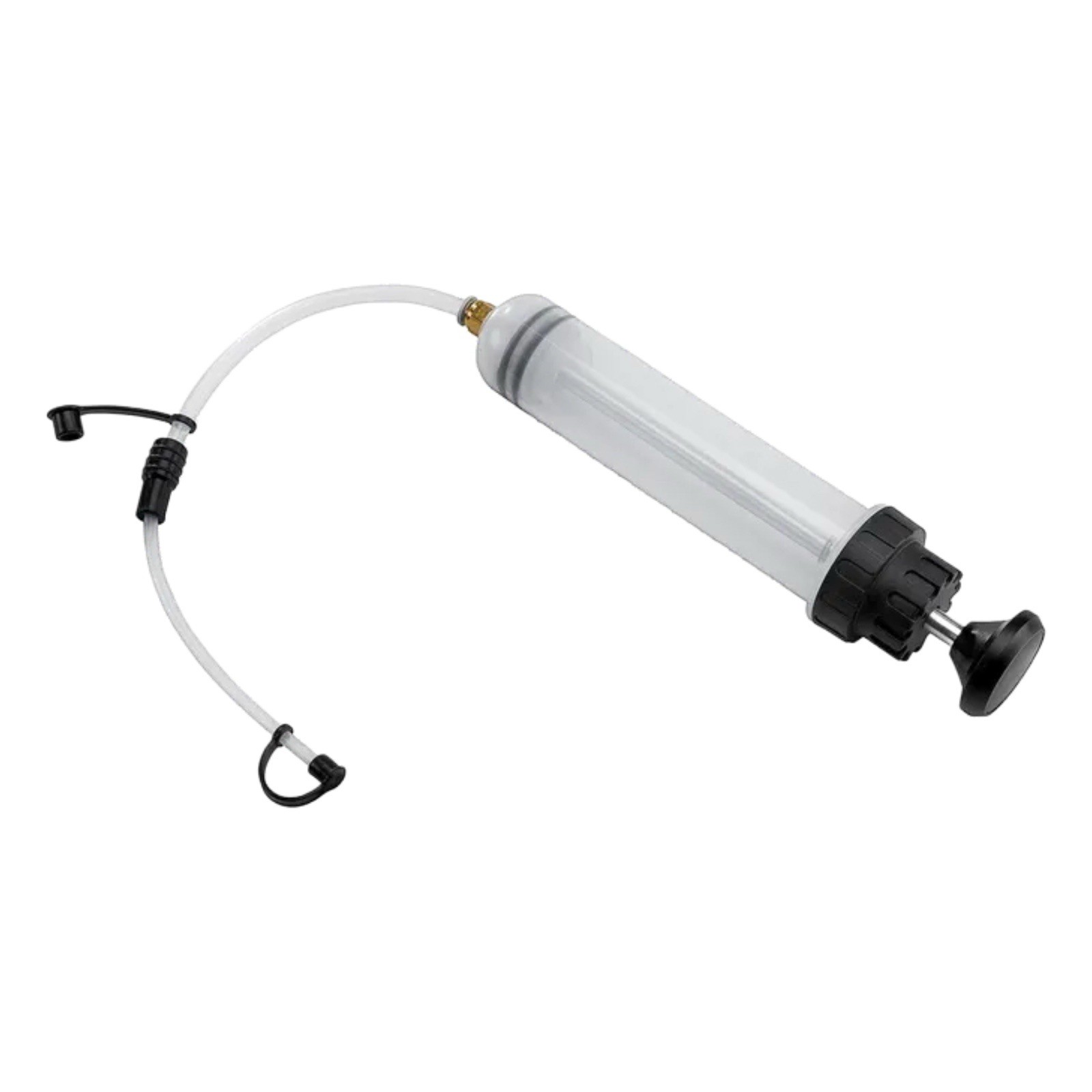 Manual Suction Gun Fluid Transfer Tool Oil Pump Extractor 7 oz w/ Hoses