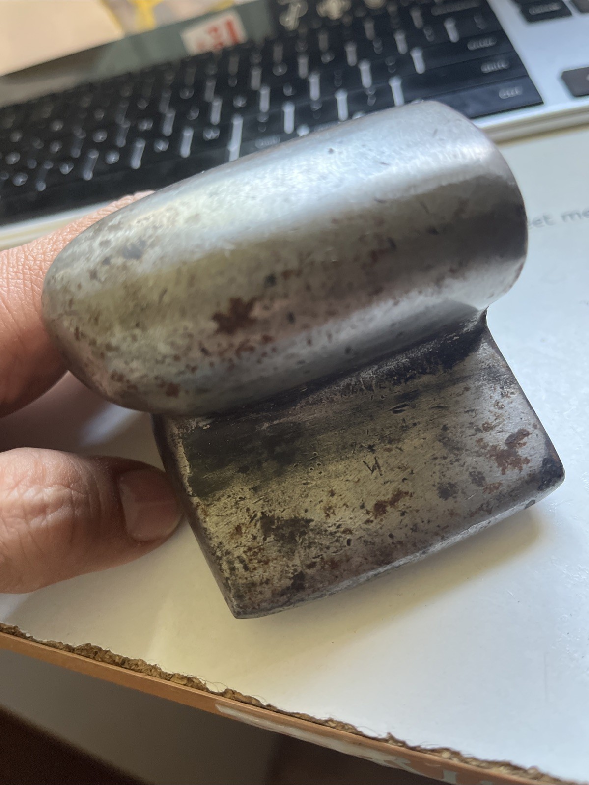 Vintage Auto – Body Shop Dolly/ Hand Anvil . No Markings. 2 lb 15.5oz
